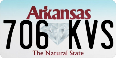 AR license plate 706KVS