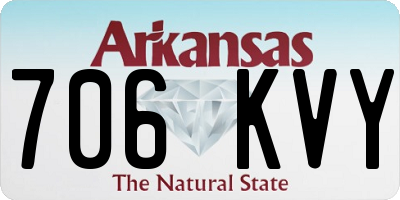 AR license plate 706KVY