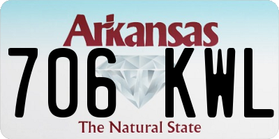 AR license plate 706KWL