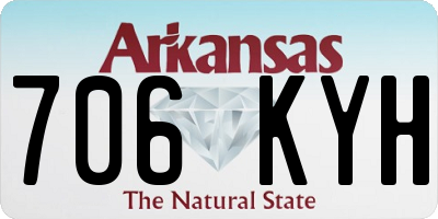 AR license plate 706KYH