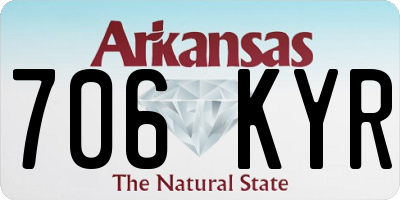 AR license plate 706KYR