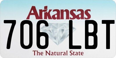 AR license plate 706LBT