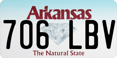 AR license plate 706LBV