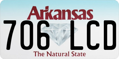 AR license plate 706LCD