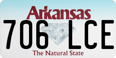 AR license plate 706LCE