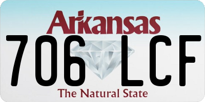 AR license plate 706LCF