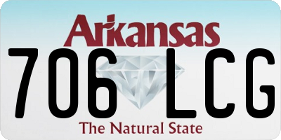 AR license plate 706LCG