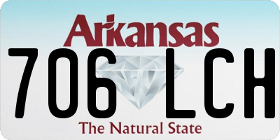 AR license plate 706LCH