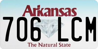 AR license plate 706LCM