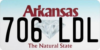 AR license plate 706LDL
