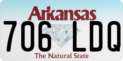 AR license plate 706LDQ