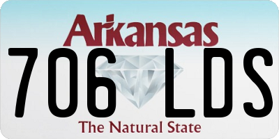 AR license plate 706LDS