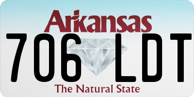 AR license plate 706LDT