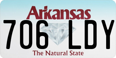 AR license plate 706LDY