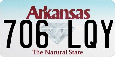 AR license plate 706LQY