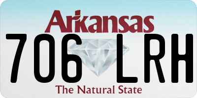 AR license plate 706LRH