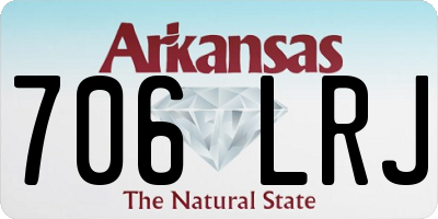 AR license plate 706LRJ