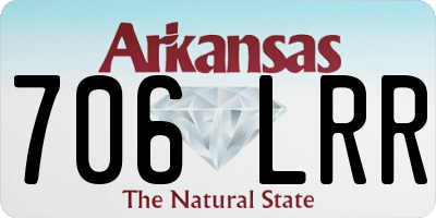 AR license plate 706LRR