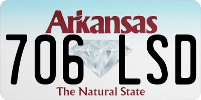 AR license plate 706LSD