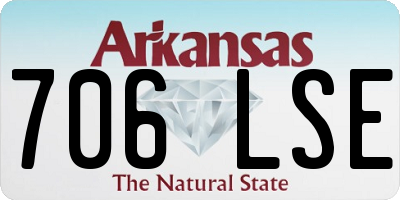 AR license plate 706LSE