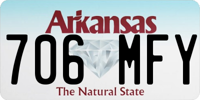 AR license plate 706MFY