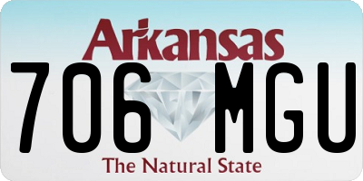AR license plate 706MGU