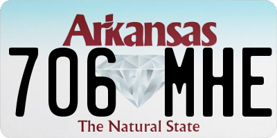 AR license plate 706MHE