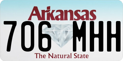 AR license plate 706MHH