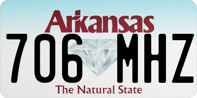 AR license plate 706MHZ