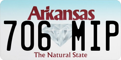 AR license plate 706MIP