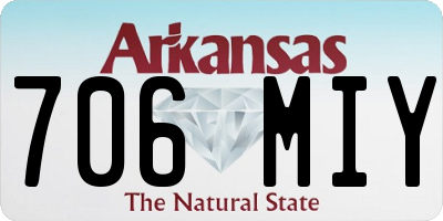 AR license plate 706MIY