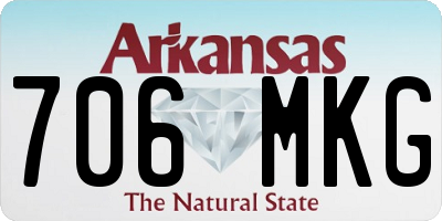 AR license plate 706MKG