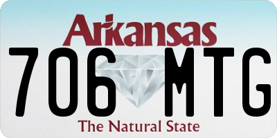 AR license plate 706MTG