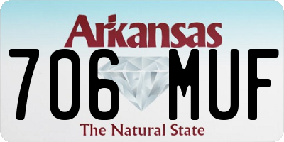 AR license plate 706MUF