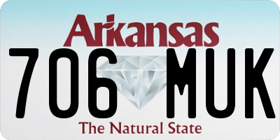 AR license plate 706MUK