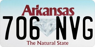 AR license plate 706NVG