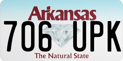 AR license plate 706UPK