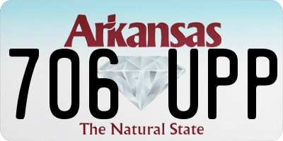 AR license plate 706UPP