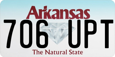 AR license plate 706UPT