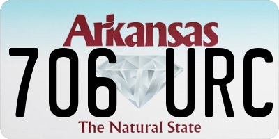 AR license plate 706URC
