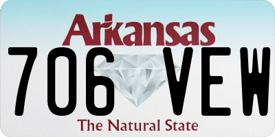 AR license plate 706VEW