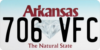 AR license plate 706VFC