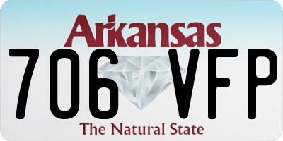AR license plate 706VFP