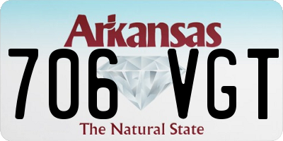 AR license plate 706VGT