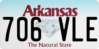 AR license plate 706VLE