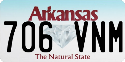 AR license plate 706VNM