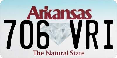 AR license plate 706VRI