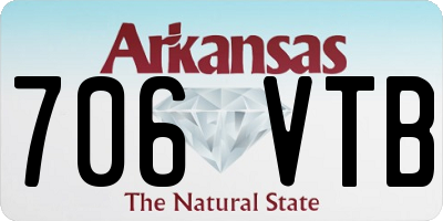 AR license plate 706VTB