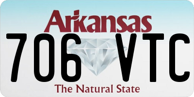 AR license plate 706VTC
