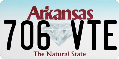 AR license plate 706VTE